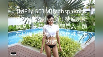 [MP4/ 501M]&nbsp;&nbsp;极品美腿小骚货！楼道厕所操逼！扶着楼梯翘臀后入，跪在马桶上爆操，开档丝袜无毛内射