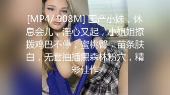 [MP4/ 908M] 国产小妹，休息会儿，淫心又起，小姐姐撩拨鸡巴不停，蜜桃臀，苗条肤白，无套抽插黑森林粉穴，精彩佳作