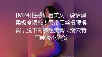 [MP4]性感红唇美女！说话温柔极度诱惑！吊带黑丝扭腰摆臀，脱下内裤翘美臀，掰穴特写呻吟小骚货