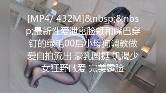 [MP4/ 432M]&nbsp;&nbsp;最新性爱泄密脸颊和嘴巴穿钉的绿毛00后小母狗调教做爱自拍流出 豪乳圆挺 饥渴少女狂野做爱 完美露脸