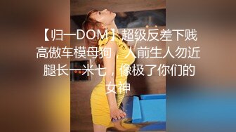 【归一DOM】超级反差下贱高傲车模母狗，人前生人勿近 腿长一米七，像极了你们的女神