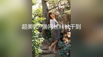 超美乳~渔网丝袜被干到