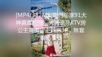 [MP4/382MB]哥們組隊91大神真實約炮，大胸漂亮KTV房公主高價帶走開房3P，無套輪班享受