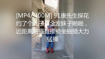 [MP4/ 400M] 91康先生探花约了个丸子头金发妹子啪啪，近距离拍摄直接骑坐抽插大力猛操