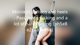 Miniskirt, tattoos and heels - Passionate sucking and a lot of hard fucking (ph5e8e2cad9e46a)