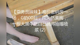 【乘务员妹妹】高价密码房一场，G奶00后，纯天然美胸，一根大黑牛把自己玩得抽搐喷浆 (2)