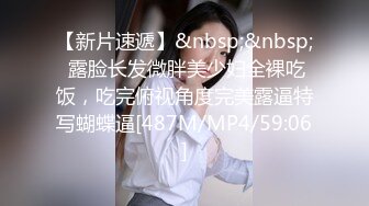 【新片速遞】&nbsp;&nbsp; 露脸长发微胖美少妇全裸吃饭，吃完俯视角度完美露逼特写蝴蝶逼[487M/MP4/59:06]