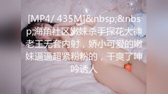 [MP4/ 435M]&nbsp;&nbsp;海角社区嫩妹杀手探花大神老王无套内射，娇小可爱的嫩妹逼逼超紧粉粉的，干爽了呻吟诱人