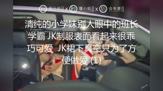 清纯的小学妹别人眼中的班长学霸 JK制服表面看起来很乖巧可爱  JK裙下真空只为了方便做爱 (1)