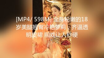 [MP4/ 598M] 全身粉嫩的18岁美腿翘臀冷艳萝莉，齐逼透明皮裙 前戏让人秒硬