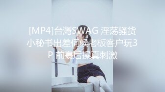 [MP4]台灣SWAG 淫荡骚货小秘书出差伺候老板客户玩3P 前裹后操真刺激