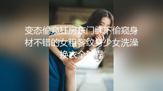 变态偷窥狂房东门缝下偷窥身材不错的女租客纹身少女洗澡换衣全过程