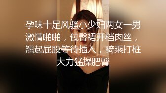 孕味十足风骚小少妇两女一男激情啪啪，包臀裙开档肉丝，翘起屁股等待插入，骑乘打桩大力猛操肥臀