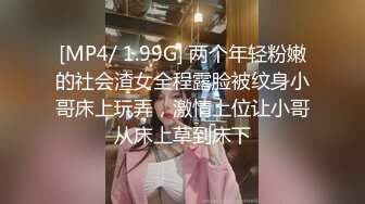 [MP4/ 1.99G] 两个年轻粉嫩的社会渣女全程露脸被纹身小哥床上玩弄，激情上位让小哥从床上草到床下