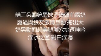 貓耳朵眼鏡騷妹子鏡頭前露奶露逼與狼友激情互動 掏出大奶晃動翹起美腿掰穴挑逗呻吟淫水泛濫 對白淫蕩