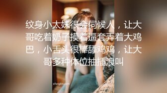 纹身小太妹很会伺候人，让大哥吃着奶子摸着逼套弄着大鸡巴，小舌头很棒舔鸡鸡，让大哥多种体位抽插浪叫