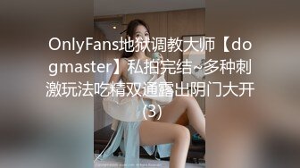 OnlyFans地狱调教大师【dogmaster】私拍完结~多种刺激玩法吃精双通露出阴门大开 (3)