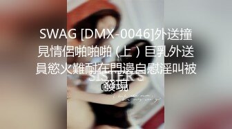 SWAG [DMX-0046]外送撞見情侶啪啪啪 (上）巨乳外送員慾火難耐在門邊自慰淫叫被發現