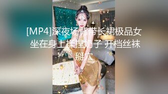 [MP4]深夜场背带长裙极品女 坐在身上揉捏奶子 开档丝袜掰穴