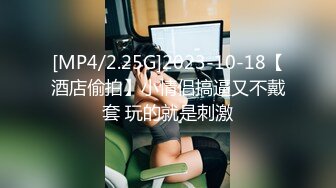 [MP4/2.25G]2023-10-18【酒店偷拍】小情侣搞逼又不戴套 玩的就是刺激